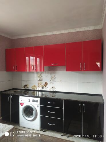 Кухонные гарнитуры: Кухонный гарнитур, Новый, цвет - Белый, МДФ, Бесплатная доставка — 17