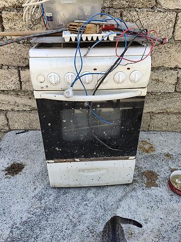 Qarışıq sobası Ayrıca dayanan, 4 gözlü, İşlənmiş