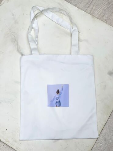 Спортивные сумки: Шопперы с логотипом вашей компании Продам новые хлопковые — 4