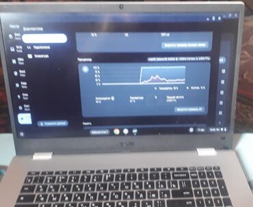 сколько стоит самый дешёвый компьютер: Ноутбук, Asus, 4 ГБ ОЭТ, Intel Celeron, 17.3 ", Колдонулган, Татаал эмес тапшырмалар үчүн, эс тутум SSD
