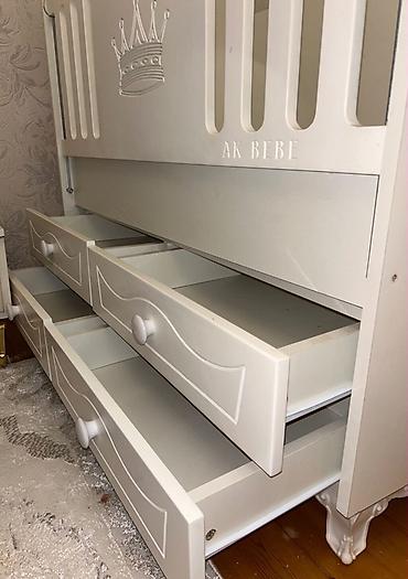 matras alti: Oğlan və qız üçün, İşlənmiş, Dördbucaq, Beşik, Dəstsiz, Matras ilə, Yellənmə mexanizmi ilə — 2