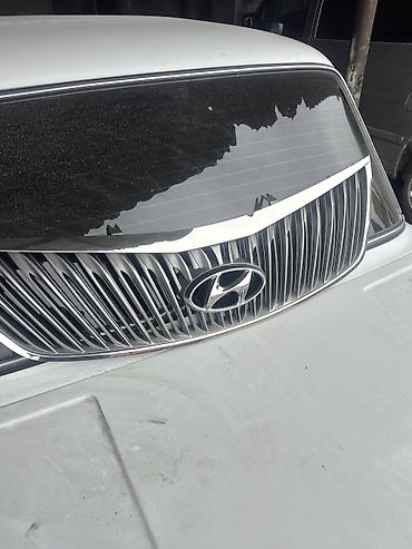nissan march: Hyundai üslubunda dekorativ arxa baqaj barmaqlığı (radiator barmaqlığı — 2