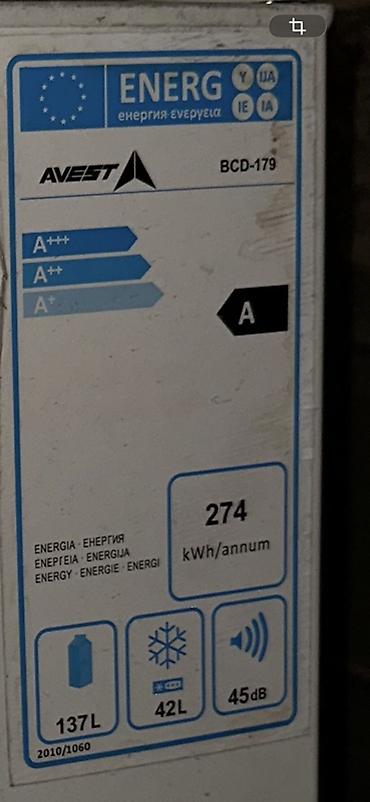 eafc 24: Холодильник Avest, Б/у, Двухкамерный, 180 * — 1