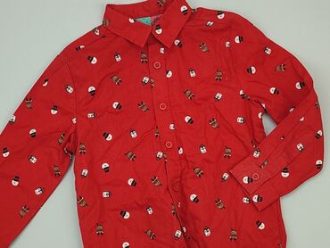 koszula reserved: Shirt 4-5 years, condition - Good, pattern - Print, color - Red