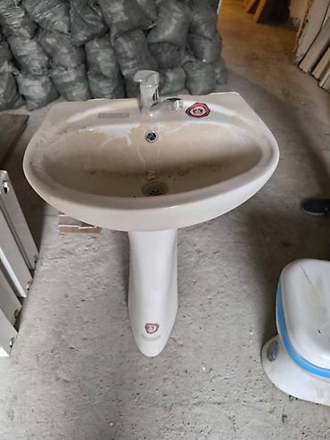 hamam tulpan: Ayaqlı hamam/lavabo dəsti işlənməyib heç - Material: sanitar — 1