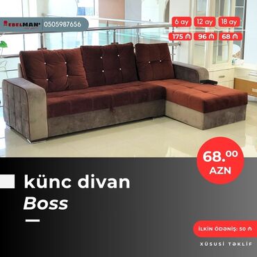 Divanlar: Künc divan, Yeni, Açılan, Bazalı, Parça, Şəhərdaxili pulsuz çatdırılma — 11