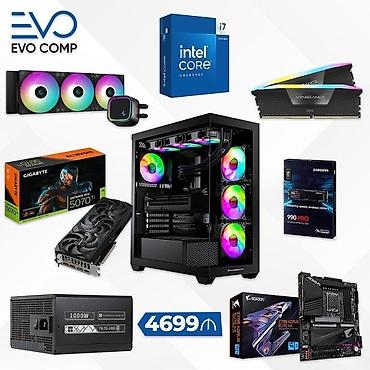 Masaüstü kompüterlər və iş stansiyaları: Evo Gaming PC-13 🔹CPU: Intel®️ Core™️ i7-14700K 🔹M/B: z790 Aorus — 1
