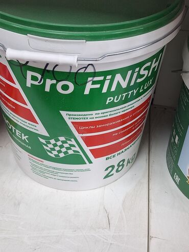 наполнитель пенопласт: Шпатлевка Pro Finish Putty Lux в ведре объемом 28 кг, произведенная по