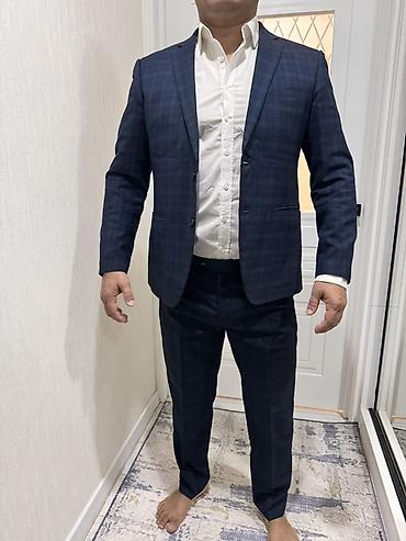 leopard 7: Мужской костюм, XL, Б/у, цвет - Синий, Платная доставка, Самовывоз — 1