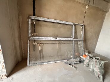 жалюзные ворота: Finished aluminum window, Window type: Балконные, 288 * 185, Новый, Без установки, Без рассрочки