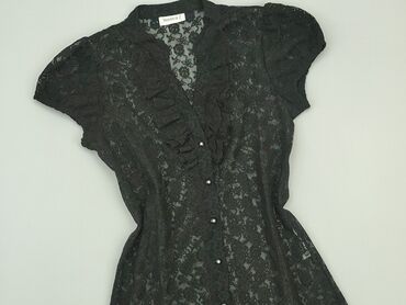 czarne bluzki na ramiączkach z koronką: Блуза жіноча, C&A, S, стан - Дуже гарний