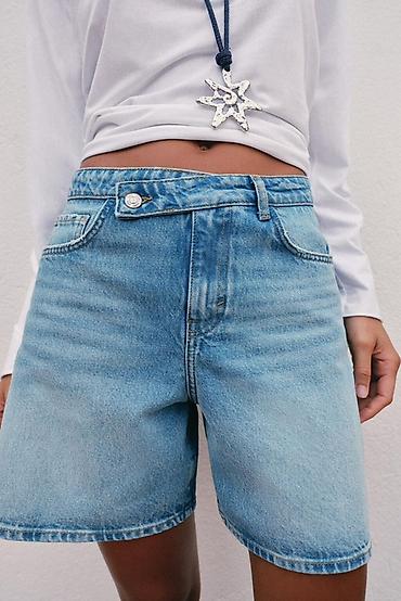 шорты zara: Джинсовые шорты Zara оригинал - Размер: 40 (лучше подойдут на M/38) - — 2