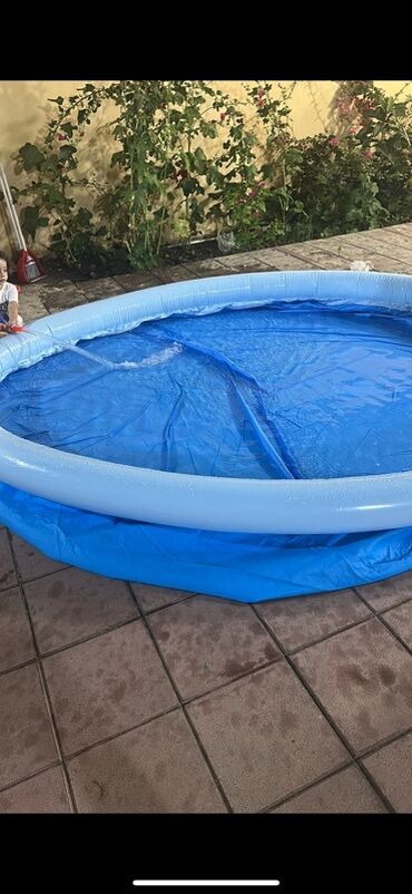 чемодан с инструментами для автомобиля: Böyük ölçülü dairəvi şişmə hovuz - Ailə və uşaqlar üçün uyğun, həyət