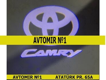 toyota camry: Toyota Camry 2012-2017 qapi logo işığı 🚙🚒 Ünvana və Bölgələrə ödənişli