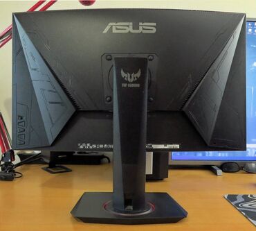 Monitori: Asus Tuf Gaming VG27VQ Zakrivljen Monitor je u originalnom fabričkom — 9
