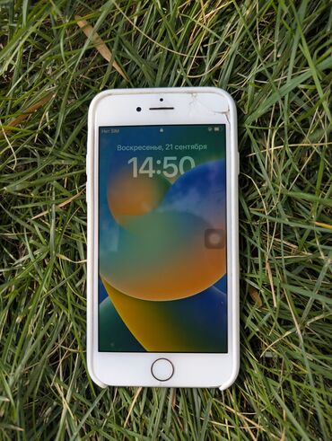 айпад 6: IPhone 8, Колдонулган, 64 ГБ, Ак, Каптама, 75 %