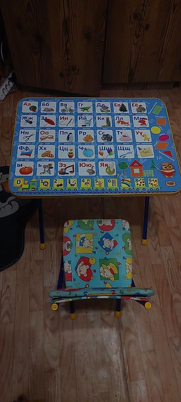 study table: Комплект детского стола и стула, Б/у, Самовывоз — 2