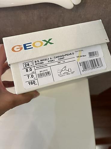 ağ sandallar: GEOX uşaqlar üçün sandalet Yaxsi veziyyetde Olcu 24 - Brend: GEOX - — 5