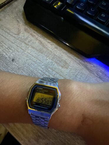 сто бишкек 24 часа: Классикалык сааттар саат, Casio, Жапония, Суу өткөрбөөчү, Секунда өлчөгүч, Таймер, Унисекс, Колдонулган