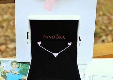 Наборы украшений: Очаровательный набор с сердечками ❤️ от Pandora🥰 Серебро 925 проба😍 — 6