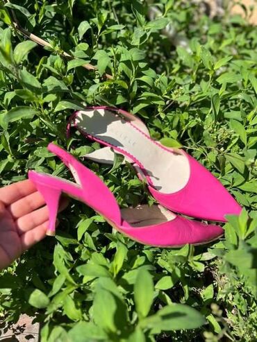 туфли на маленьком каблуке: Туфли AS, 36.5, цвет - Розовый