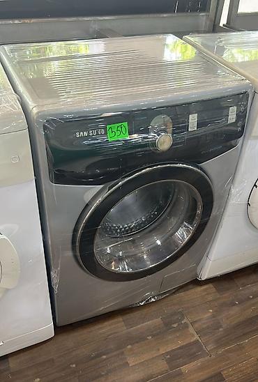Samsung önyükləmə paltaryuyan maşın - Rəng: gümüş/qara ön panel - Ön