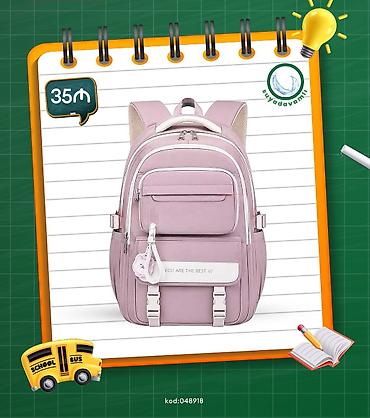 mekteb çanta: 🎒MƏKTƏBLİ ÇANTALARI 1. Minimalist Müasir Çanta (Kod: 048567) ❌İlkin — 10