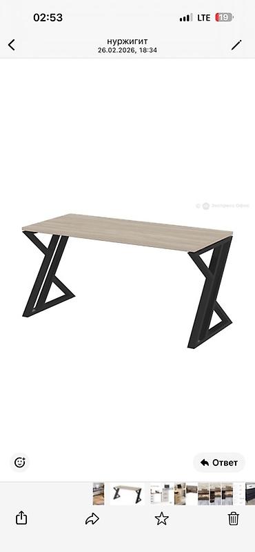 Офисные столы: Лофт‑мебель из металла и ЛДСП - Письменные/рабочие столы: 1) Стол с — 2