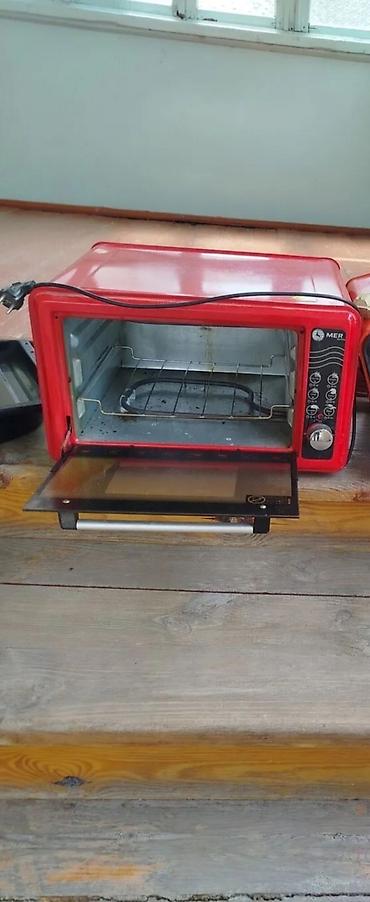 soba silver: Qızdırıcı elektrik mini soba – MER markası - Rəng: qırmızı gövdə — 3