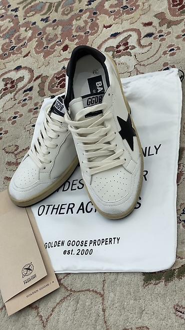 Мужские кроссовки, 39, Golden Goose, Б/у, цвет - Белый, Самовывоз, Платная доставка