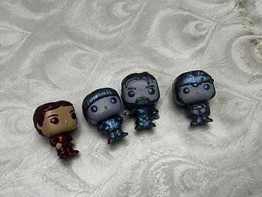 Игрушечные фигурки: Stranger things kinderjoy - Dəst: 4 ədəd kiçik vinil fiqur - Mövzu — 1