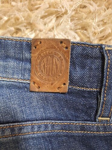 Farmerke: Original REPLAY farmerke – tamno plavi denim sa prijatnim izbledelim — 6
