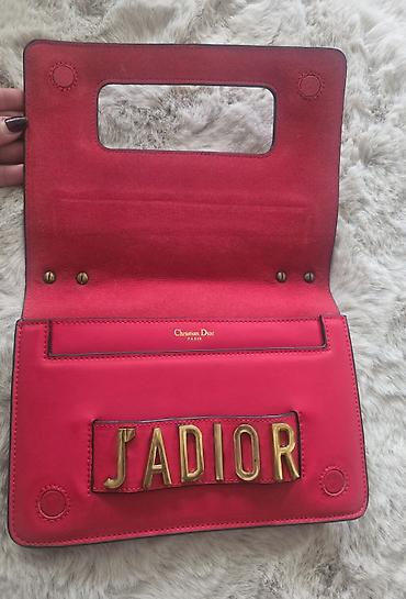 Torbe: Christin Dior J'adore kozna torba. J'ADIOR Shoulder Bag, crvena — 22