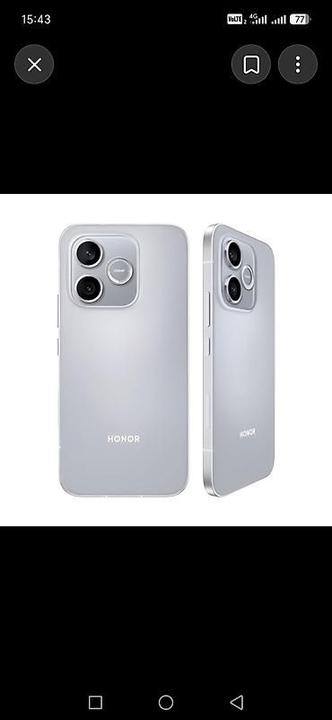 telefon note 10: Honor 256 ГБ, цвет - Серебристый, Отпечаток пальца — 3