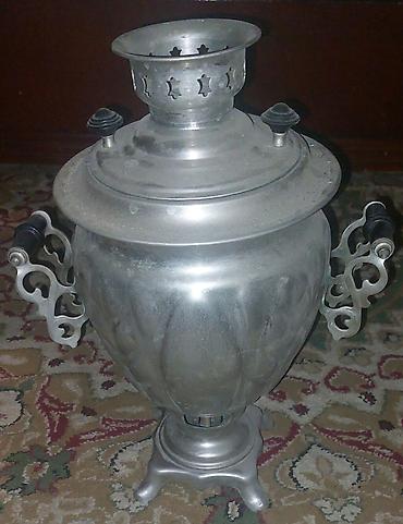 samovar 5l: Klassik metal samovar - Material: cilalanmış metal (alüminium — 2