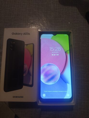 Rozetkalar: Samsung Galaxy A03s, 32 GB, rəng - Qara, Face ID