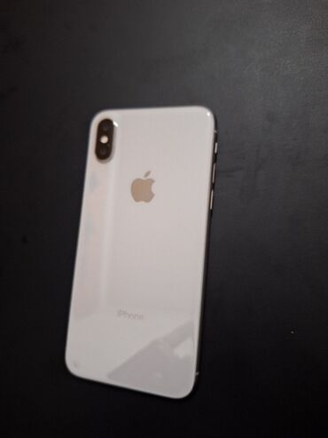 Apple iPhone: IPhone X, Б/у, 64 ГБ, Серебристый, Защитное стекло, Чехол, 100 % — 10