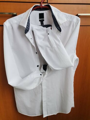 Košulje: Kao nova snežno bela muška košulja. Veličina 39/40. Slim fit — 10