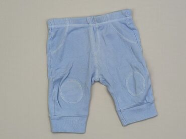 błękitne legginsy: Spodnie dresowe, George, 3-6 m, stan - Zadowalający