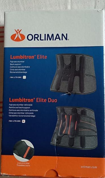 tibbi rəf: ORLIMAN Lumbitron Elite / Lumbitron Elite Duo bel kəməri Məhsul — 2