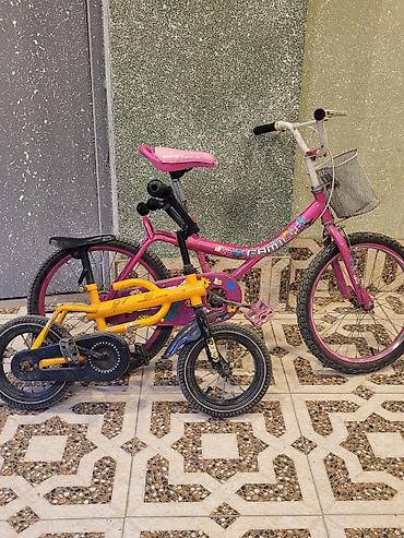 velo mtb: Uşaq velosipedləri dəsti - 2 ədəd uşaq velosipedi: biri çəhrayı — 1