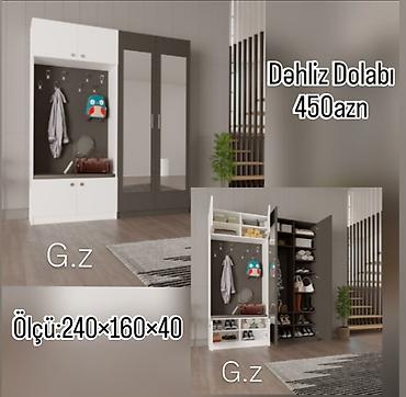 *Dəhliz Dolabı 450Azn* ✔️İstehsal Rusiya Laminat 18/lik qalınlıqda