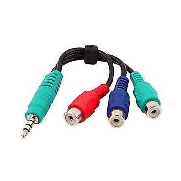 hdd update cable: Кабель переходник audio Jack 3.5 (male) - 3RCA (female) длина 10 — 2