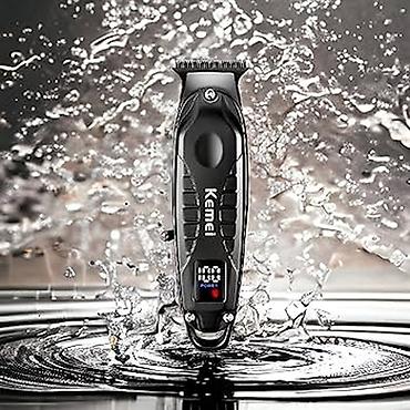 Бытовая техника: Trimmer Kemei 2293 - 1 Sürətli / 6500RPM / 1200MAH - 120 Dəqiqə / TYPC — 2