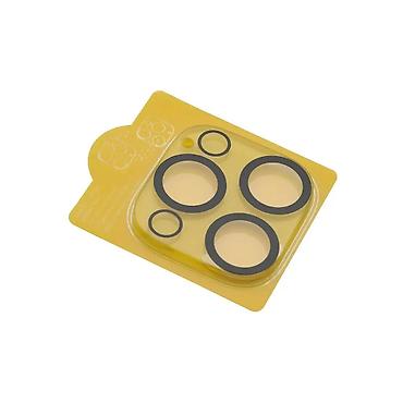fly st300: Folija za zaštitu kamere GLASS ULTRA THIN za iPhone 15 Pro (6.1) crna — 2
