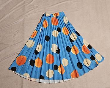 Suknje: Suknja, kao nova, plisir, univerzalna Dužina 92 cm, širina kod kukova — 1