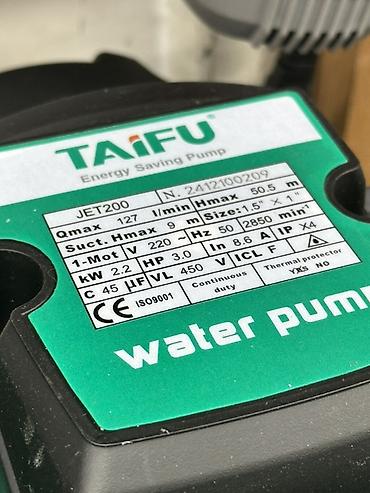 water: Центробежный поверхностный насос TAIFU JET200 Технические — 2