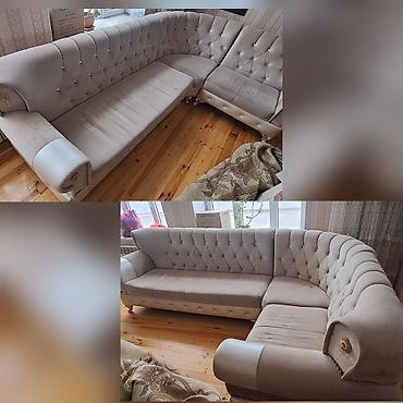 Künc divan satılır. - Qiymət: 180 AZN - Ölçü: 3×2 m - Ünvan: Bülbülə