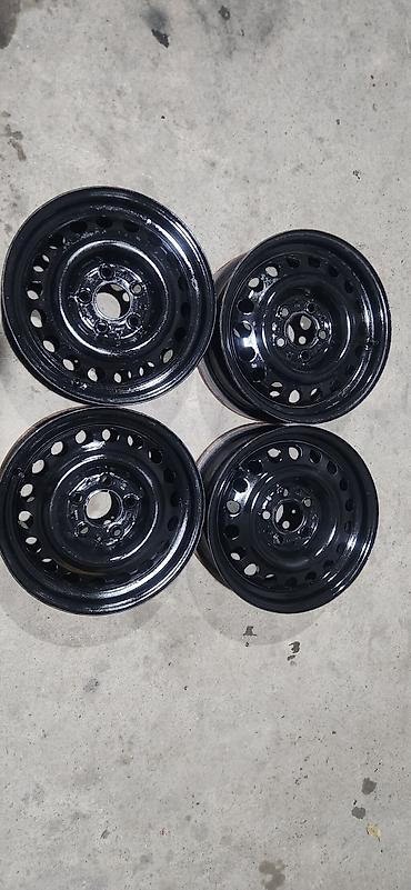 Диски: Железные Диски R 15 AMG, Комплект, отверстий - 5, Б/у — 4