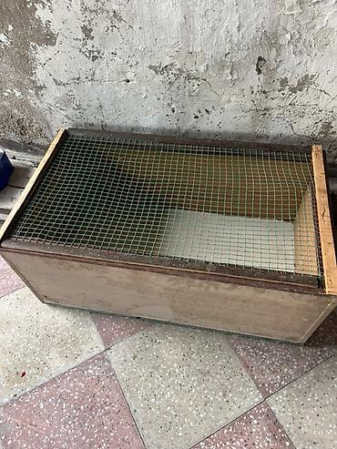 dovsanlar: Taxta sandıq/yeşik – torlu qapaqlı - Material: MDF/taxta lövhələrdən — 3